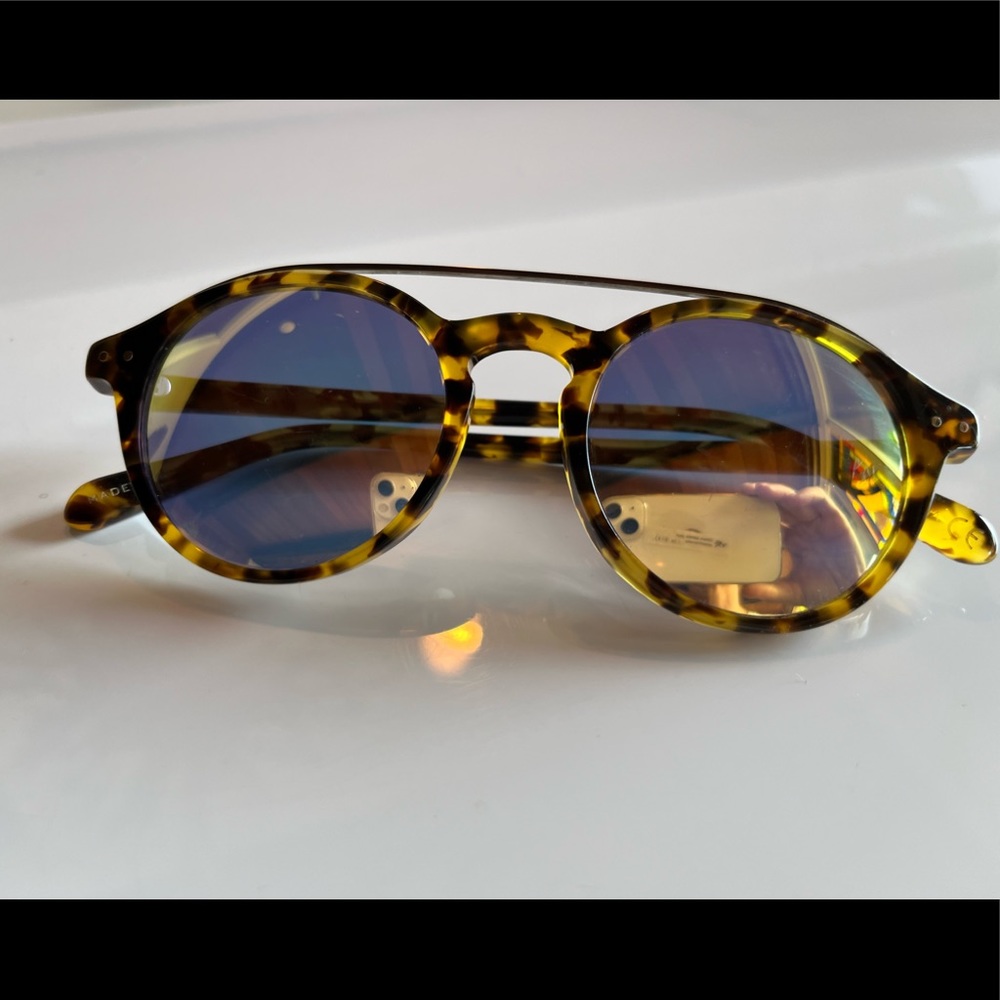 Madewell Tortoise Reflective Sunglasses
